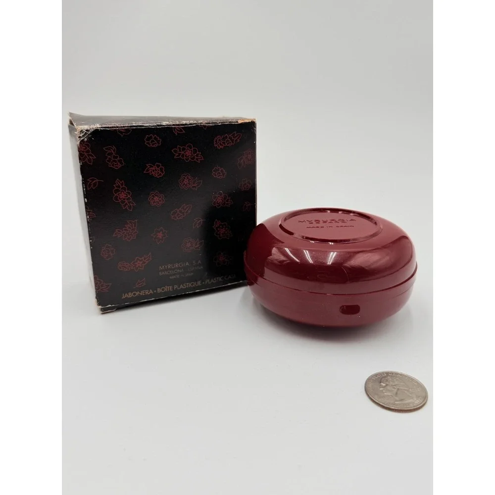 Maja Myrurgia Vintage New Old Stock Soap Travel Case Scented 4 5/8 Oz Spain